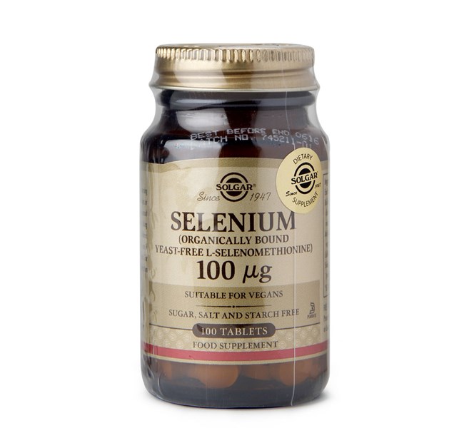 Solgar Selenium 100mcg 100 Tablets